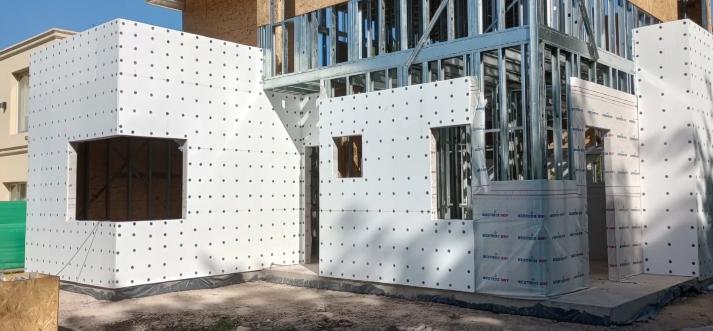 Casa steel framing, avances de terminaciones