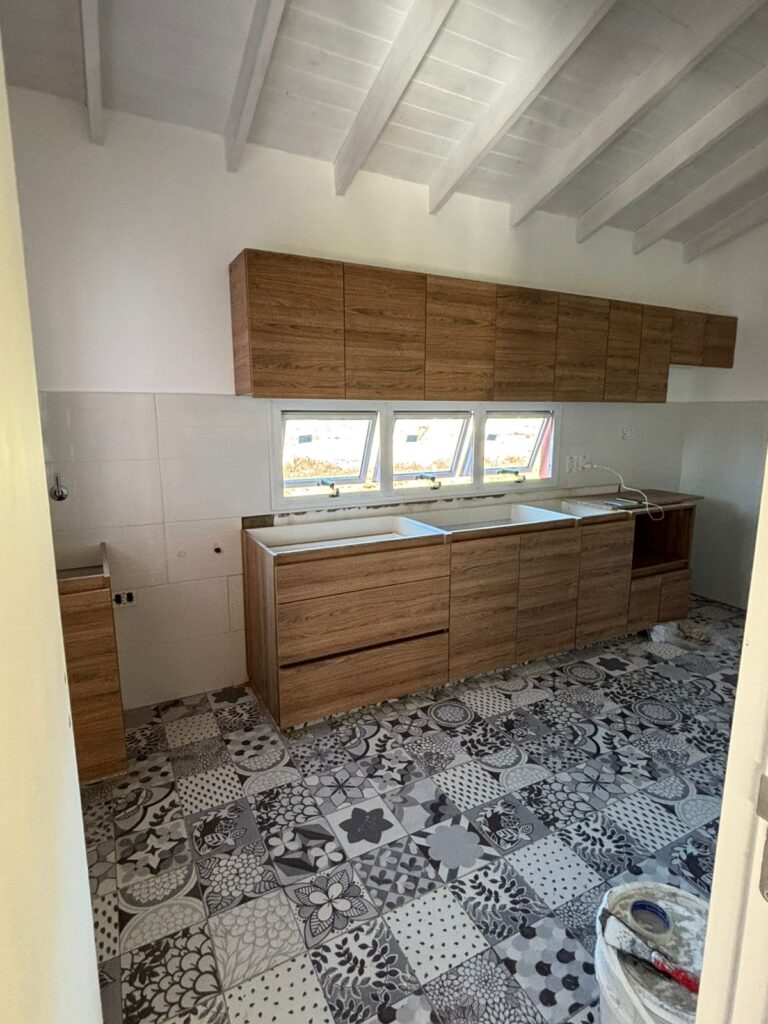 Cocina vivienda steel framing