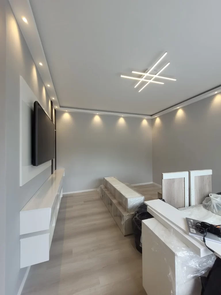 Interior vivienda steel framing