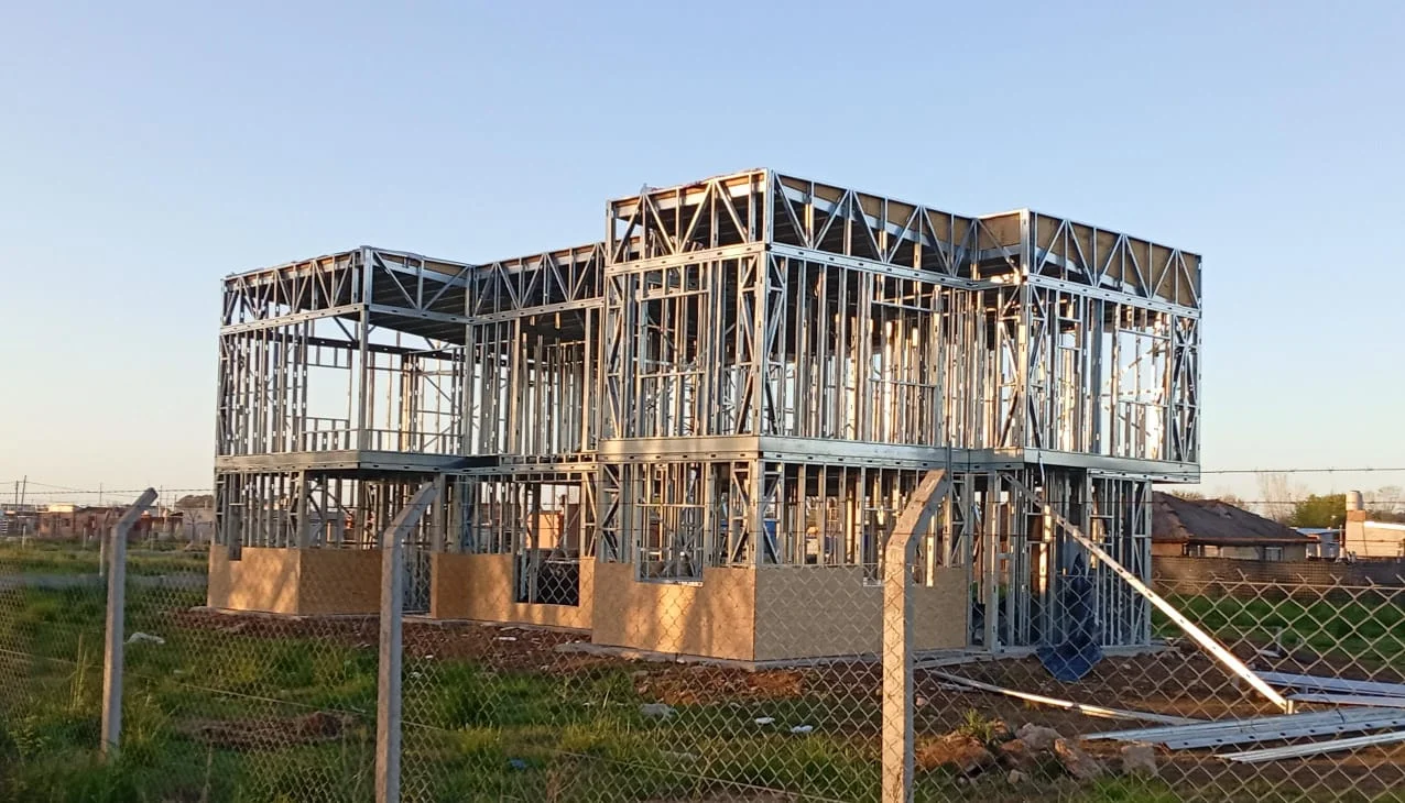 Estructura vivienda steel framing