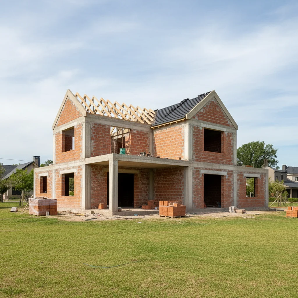 Construccion de casa en sistema tradicional