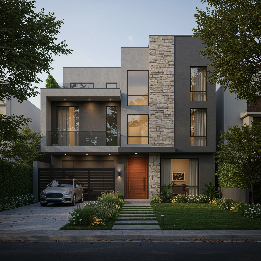 Construcción de casa steel framing en barrio privado